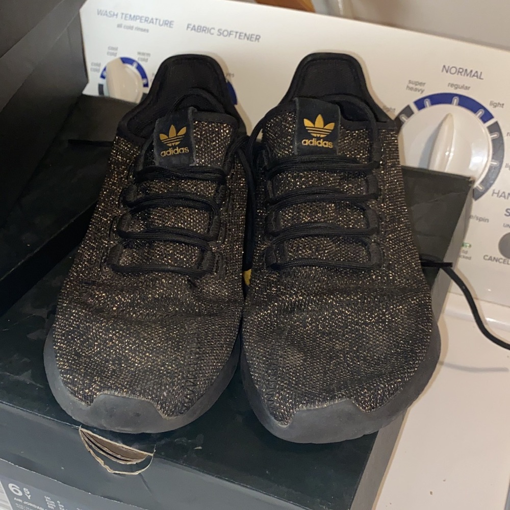 Black & Gold Adidas